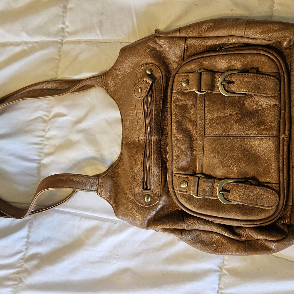Brown Leather Men's Bag